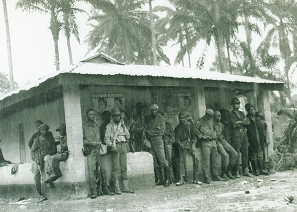 A group of biafran solders