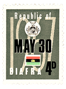 Biafran stamp